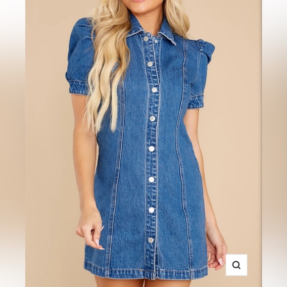 Blank NYC Walk In The Park Denim Dress - Picture 8 of 9